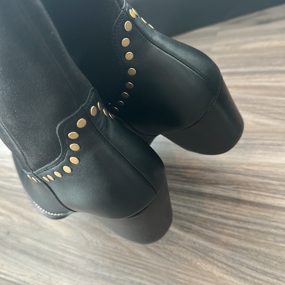 *BRAND NEW* Coach - Pheobe Boots (Black leather & Suede) - Picture 7 of 10